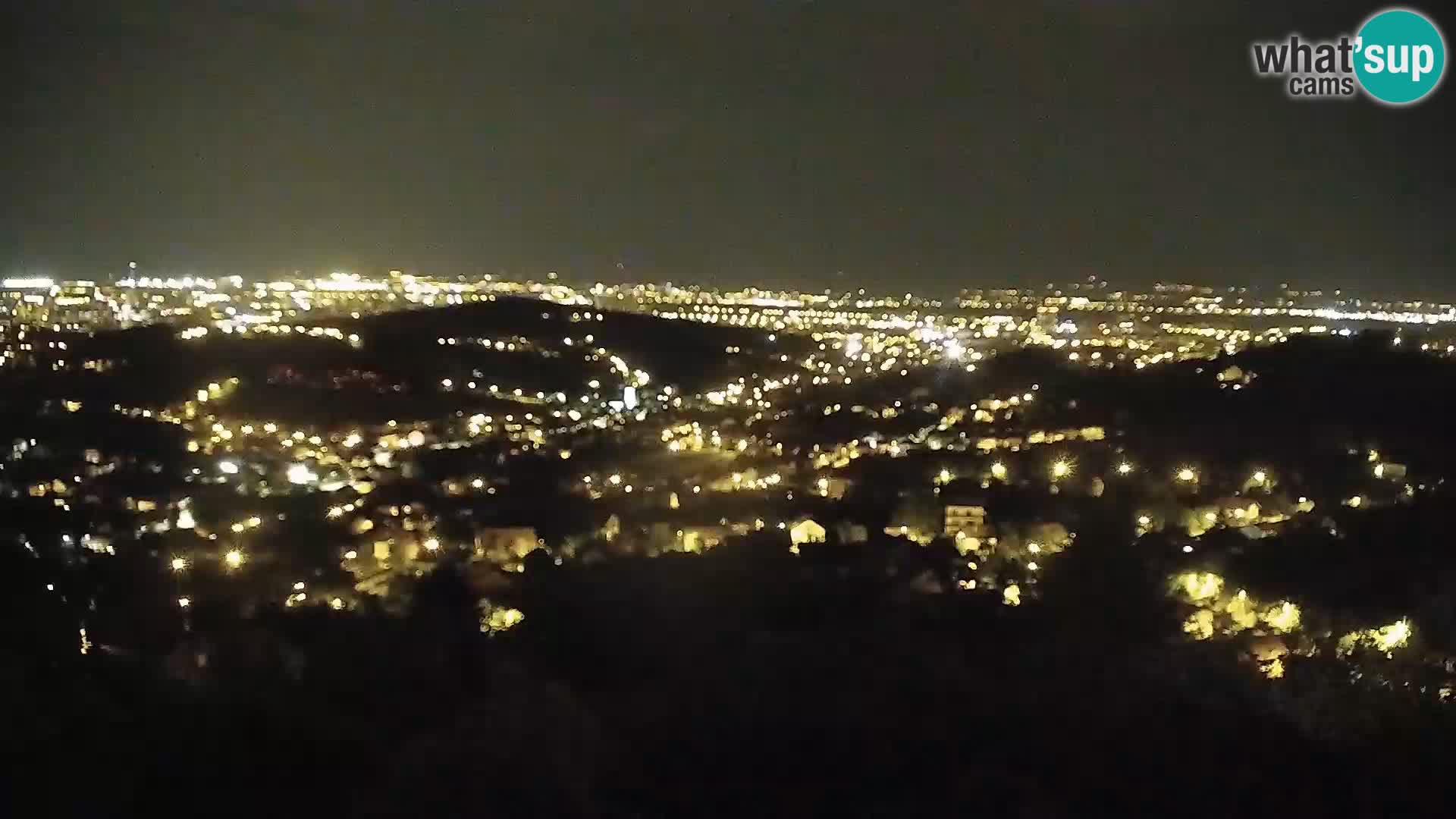 Vista panoramica di Zagabria