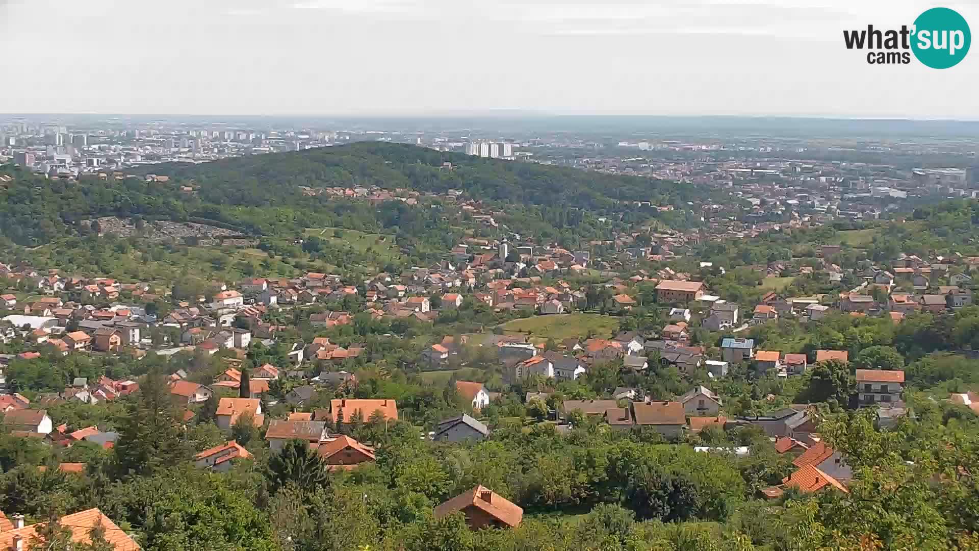 Vue panoramique de Zagreb
