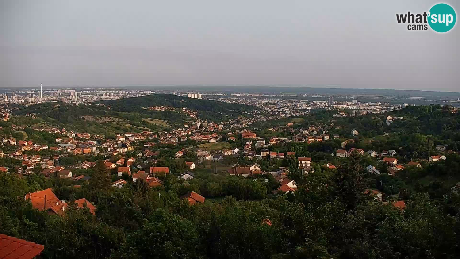 Panoramablick von Zagreb