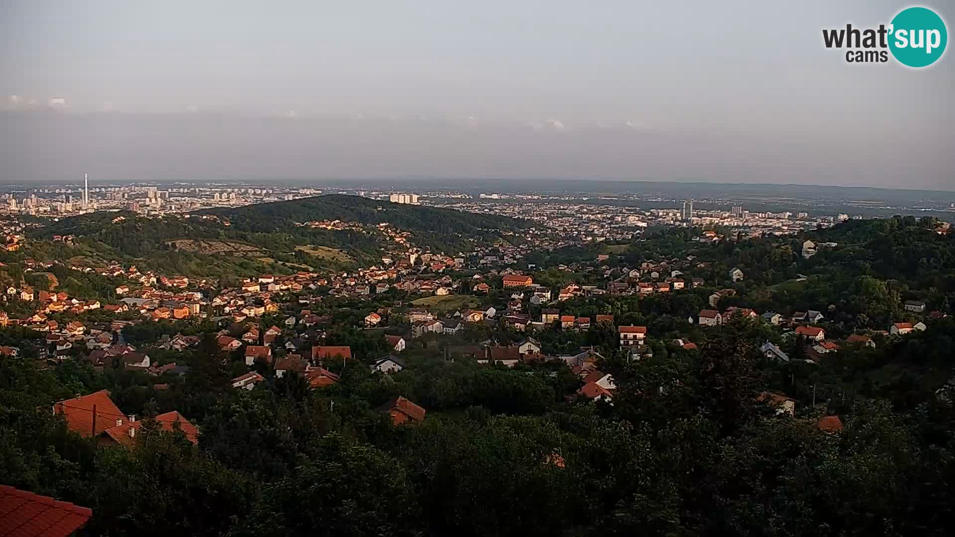 Panoramablick von Zagreb