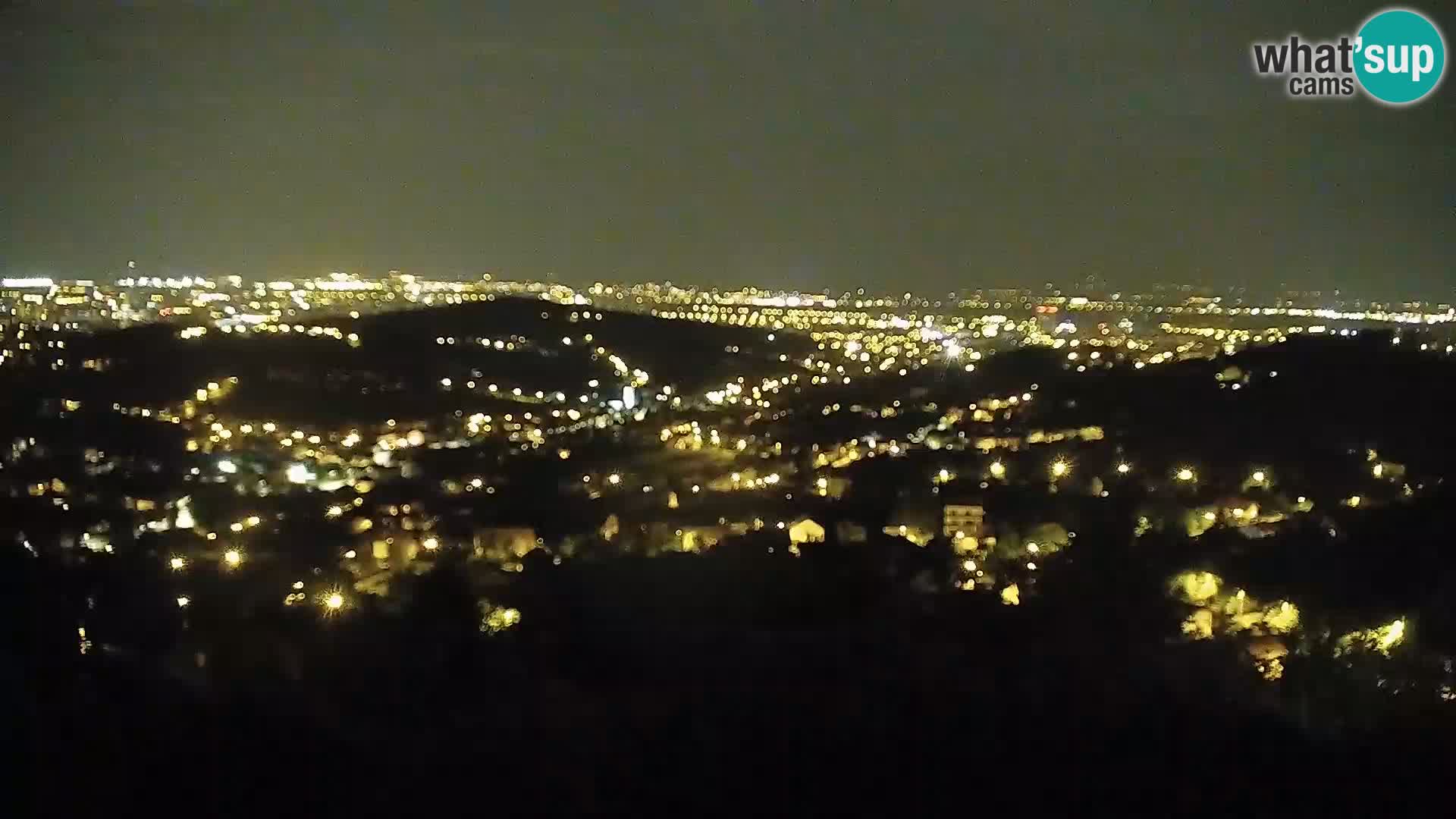 Vista panoramica di Zagabria