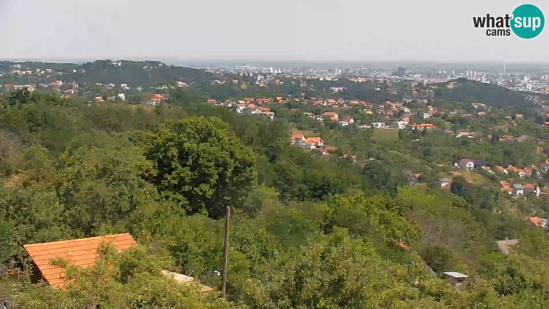 Vue panoramique de Zagreb