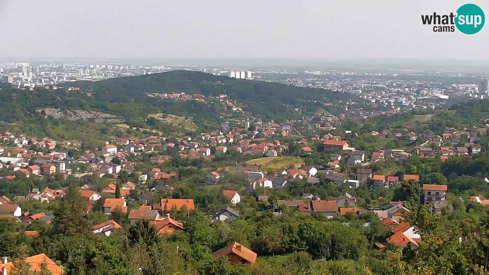 Vue panoramique de Zagreb
