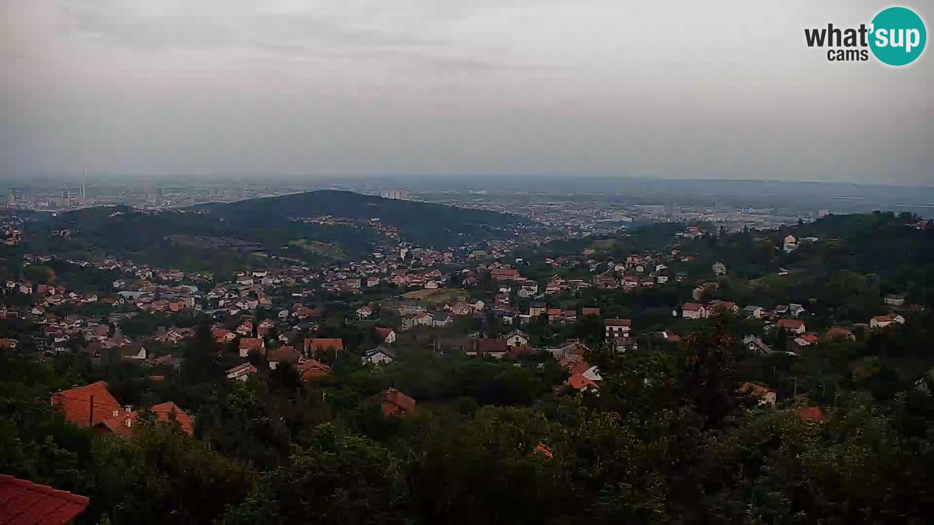Panoramic view of Zagreb