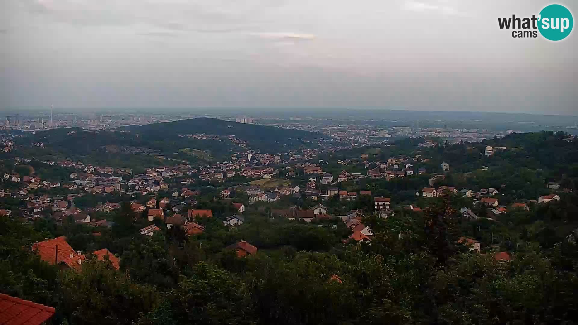 Panoramic view of Zagreb