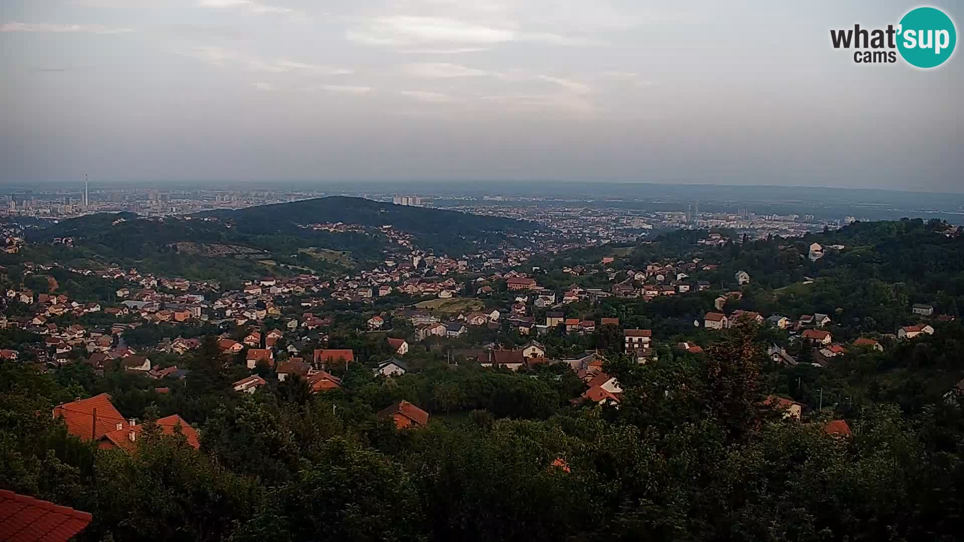 Panoramic view of Zagreb