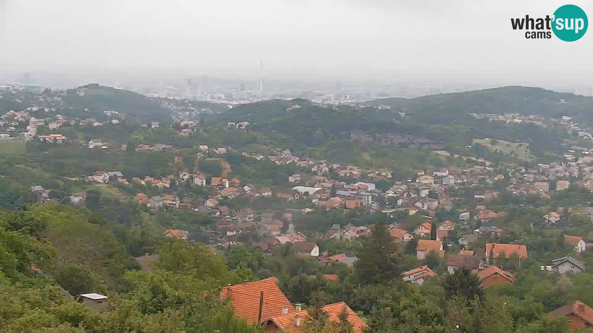 Panoramic view of Zagreb