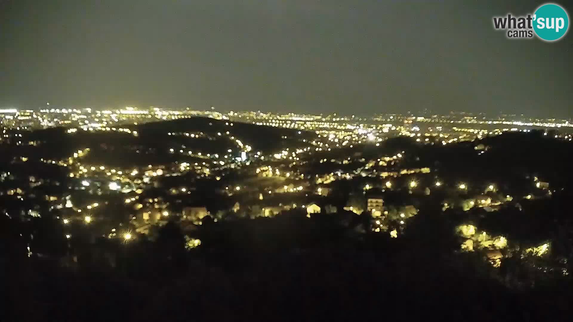 Vista panoramica di Zagabria