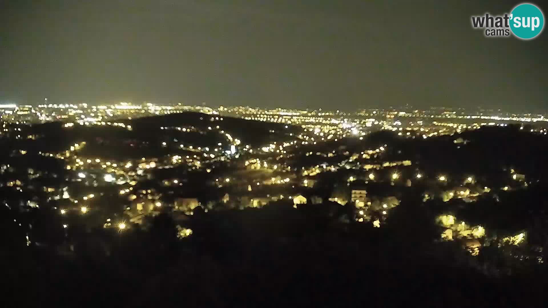Vista panoramica di Zagabria