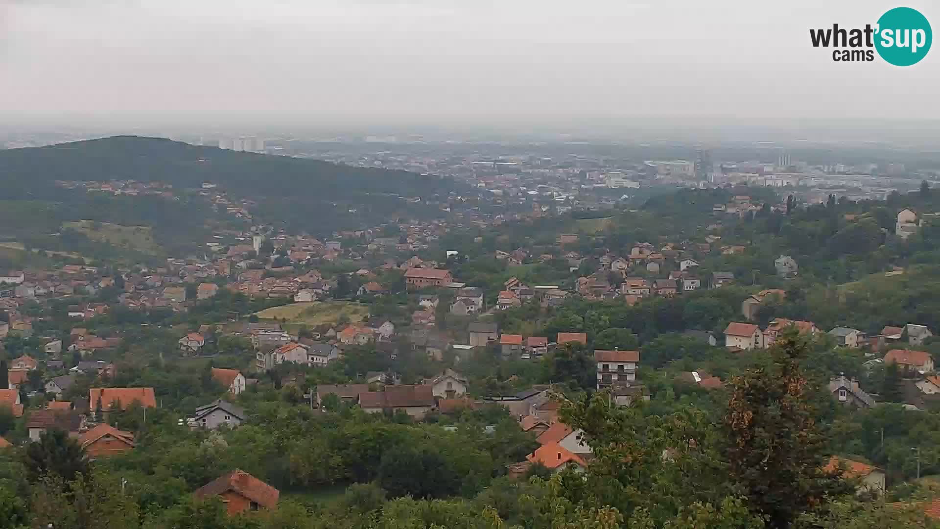 Vue panoramique de Zagreb
