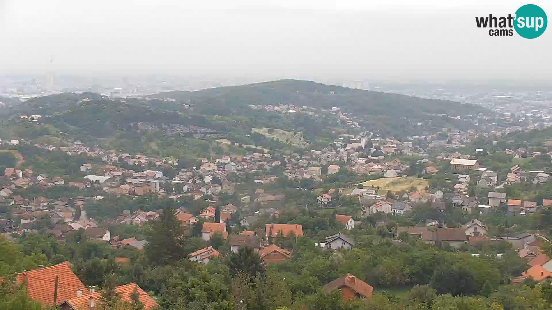 Vue panoramique de Zagreb