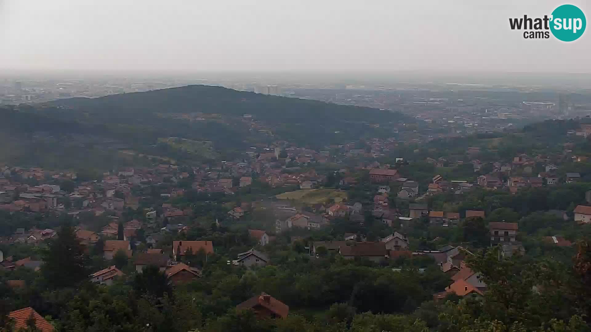 Panoramic view of Zagreb