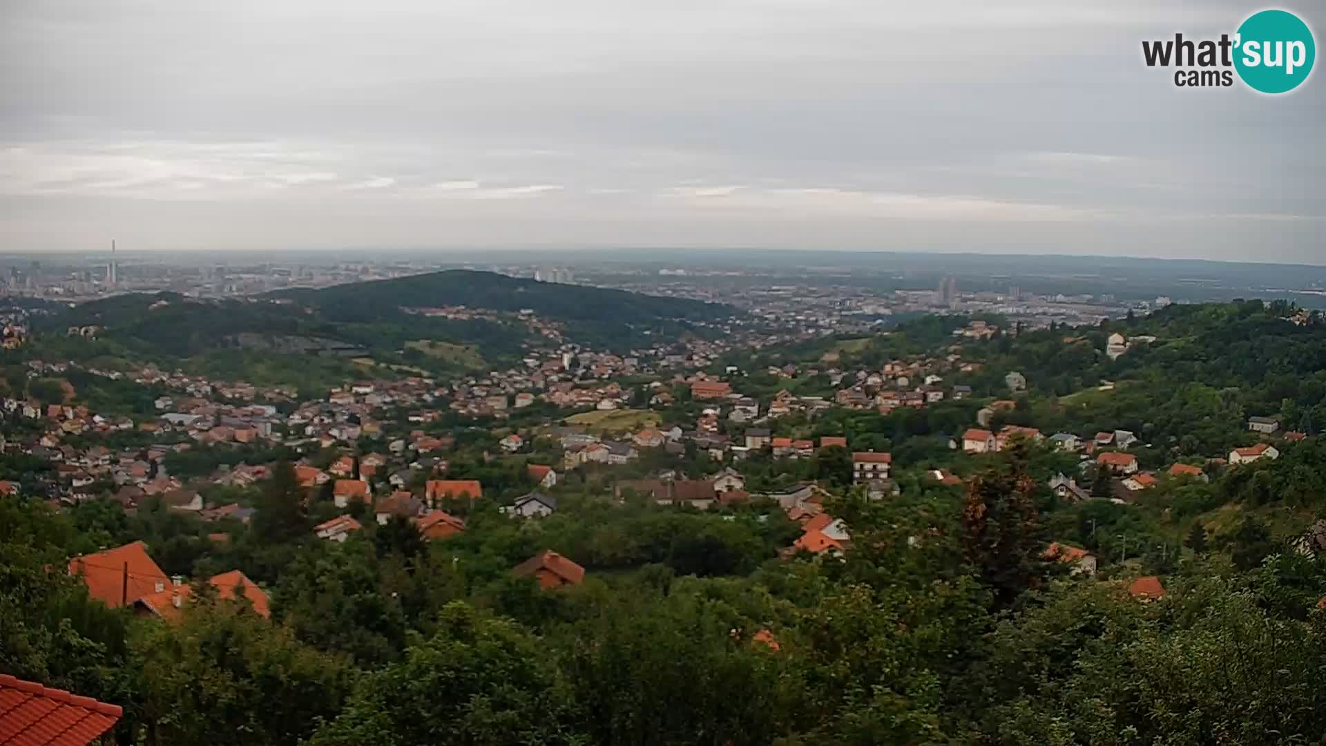 Panoramski pogled na Zagreb