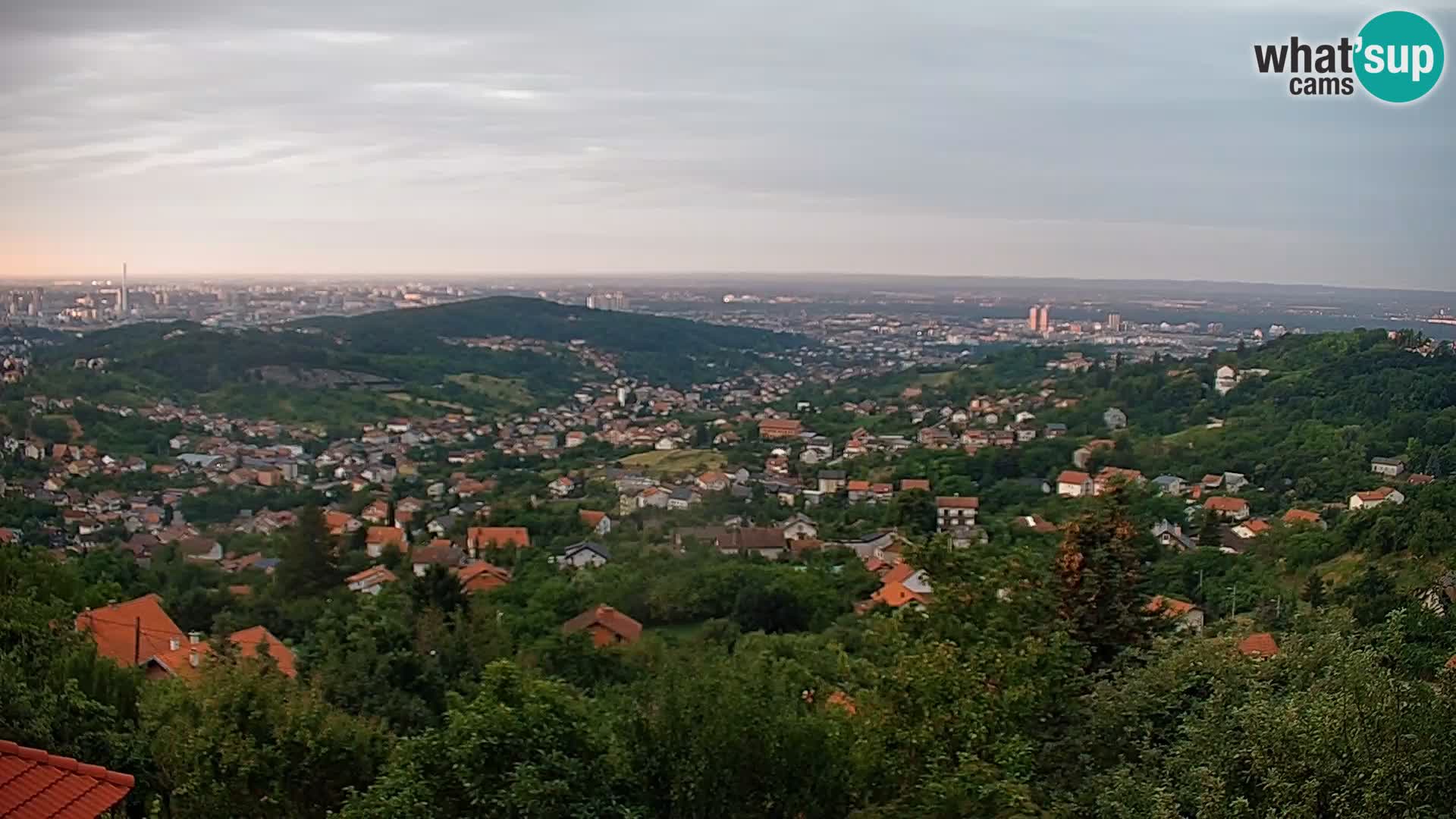 Vista panorámica de Zagreb