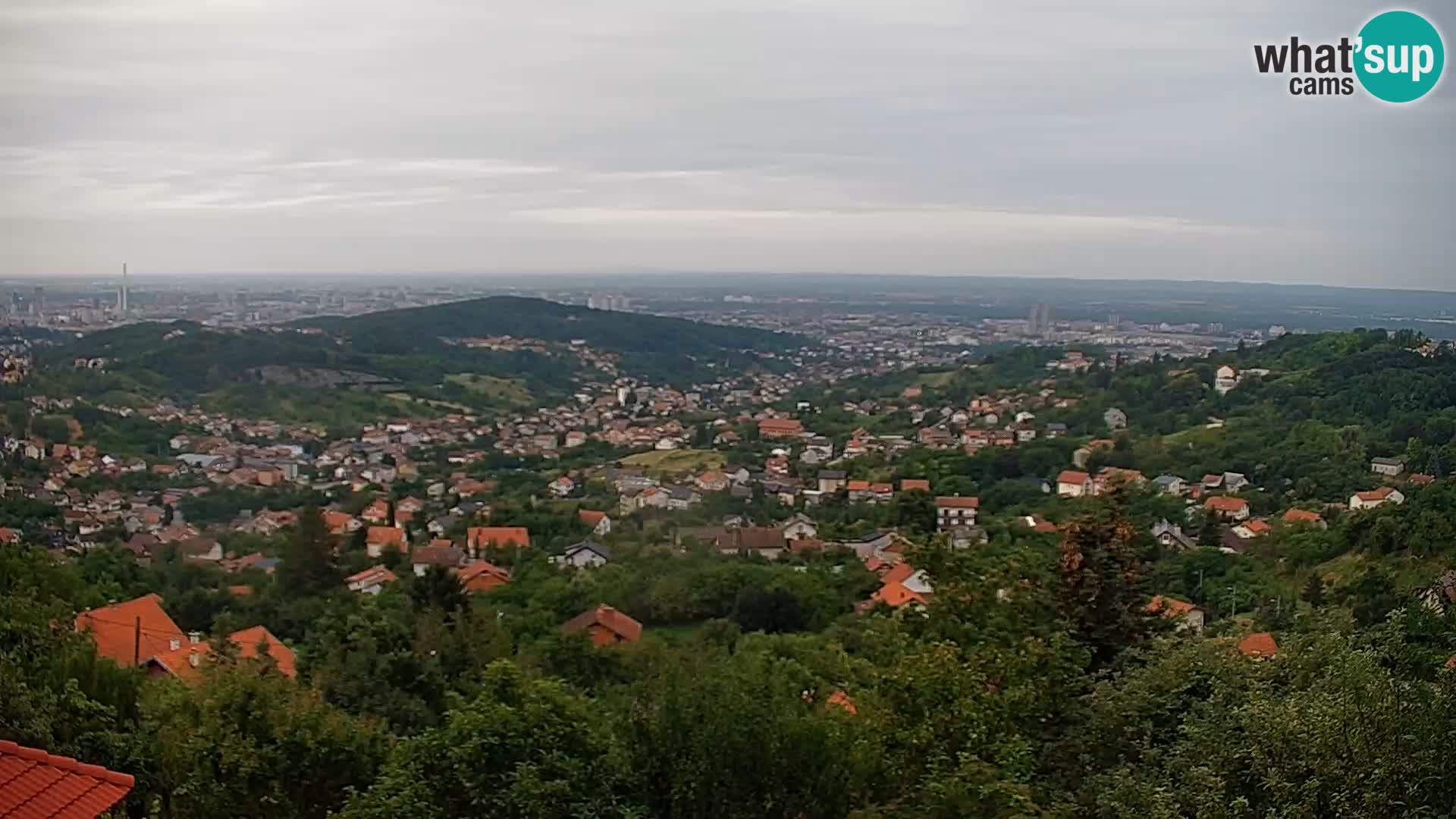 Panoramablick von Zagreb
