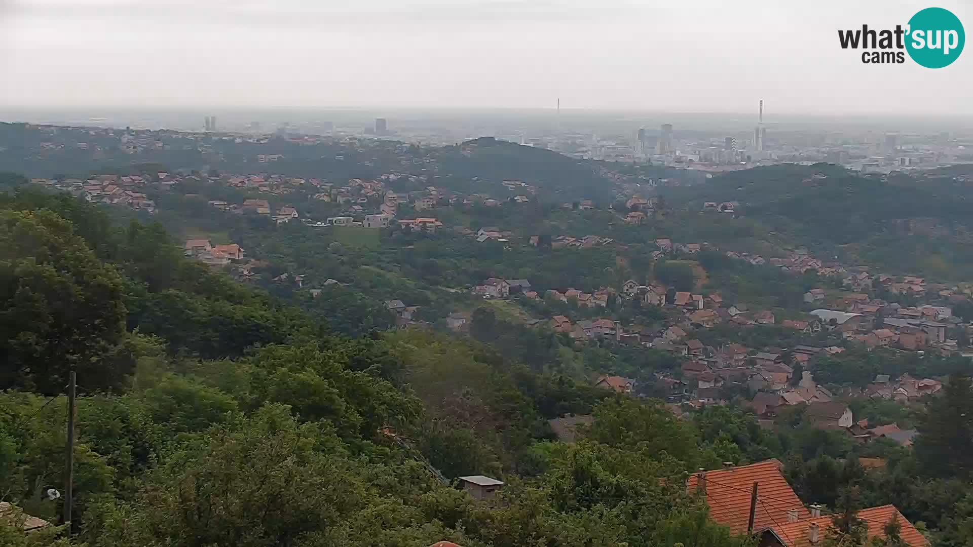 Panoramski pogled na Zagreb