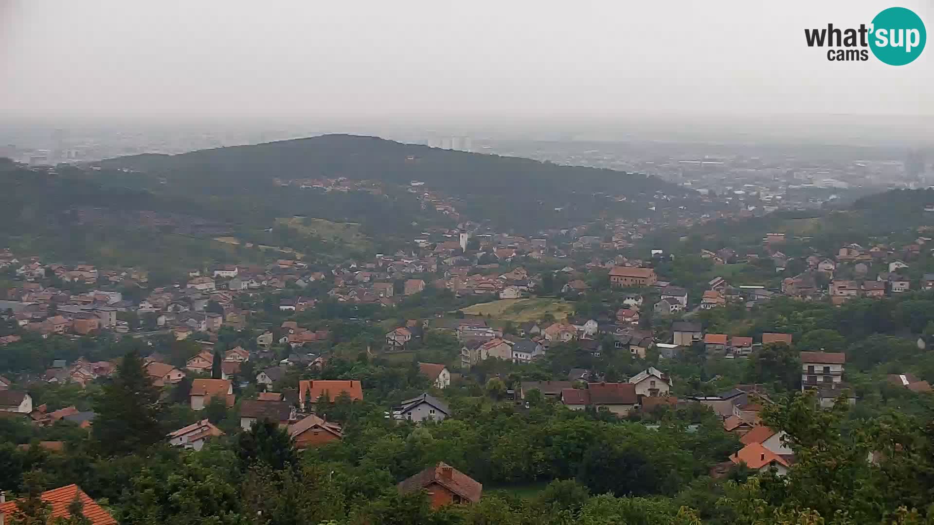 Panoramski pogled na Zagreb