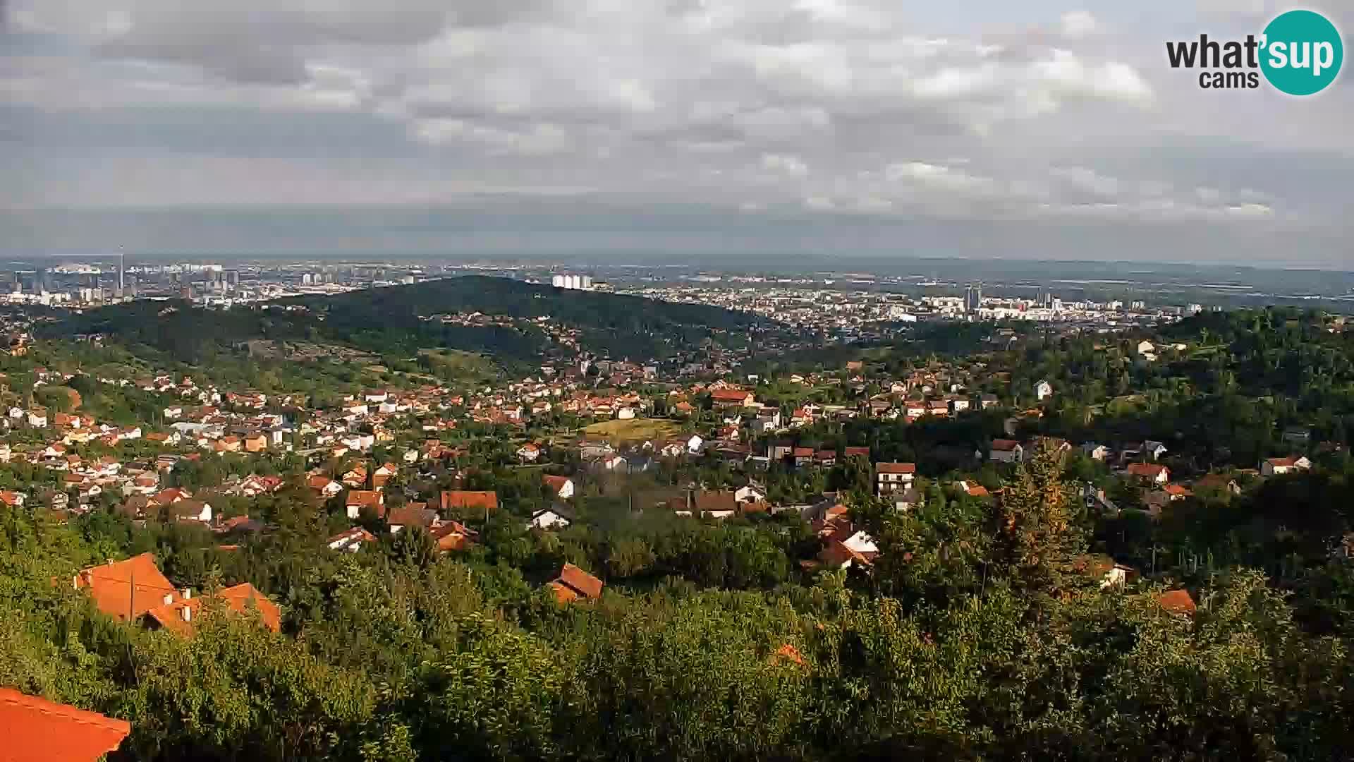 Vue panoramique de Zagreb