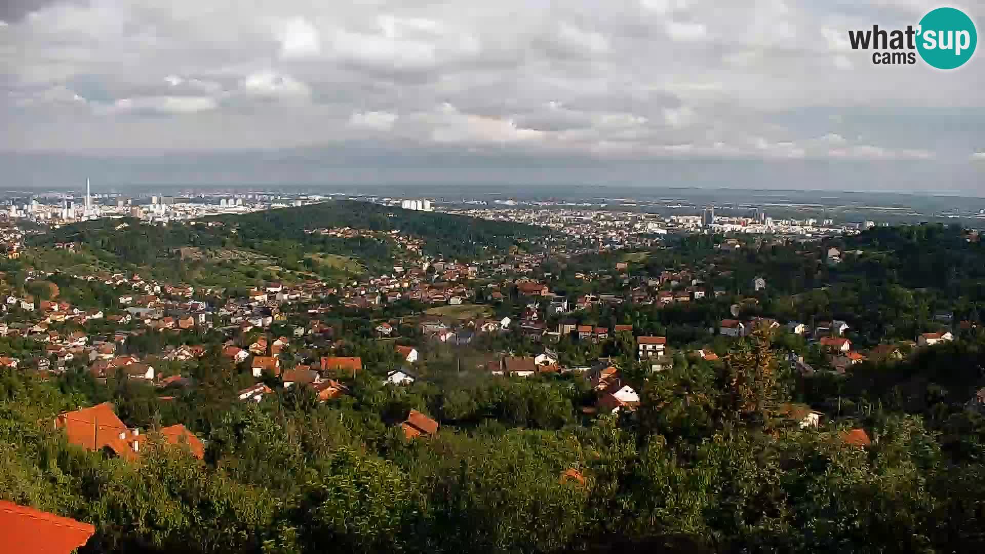 Panoramski pogled na Zagreb