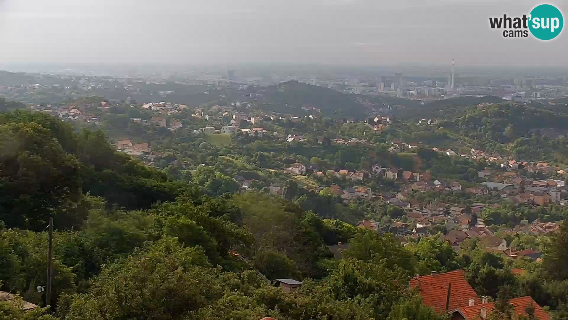 Panoramski pogled na Zagreb