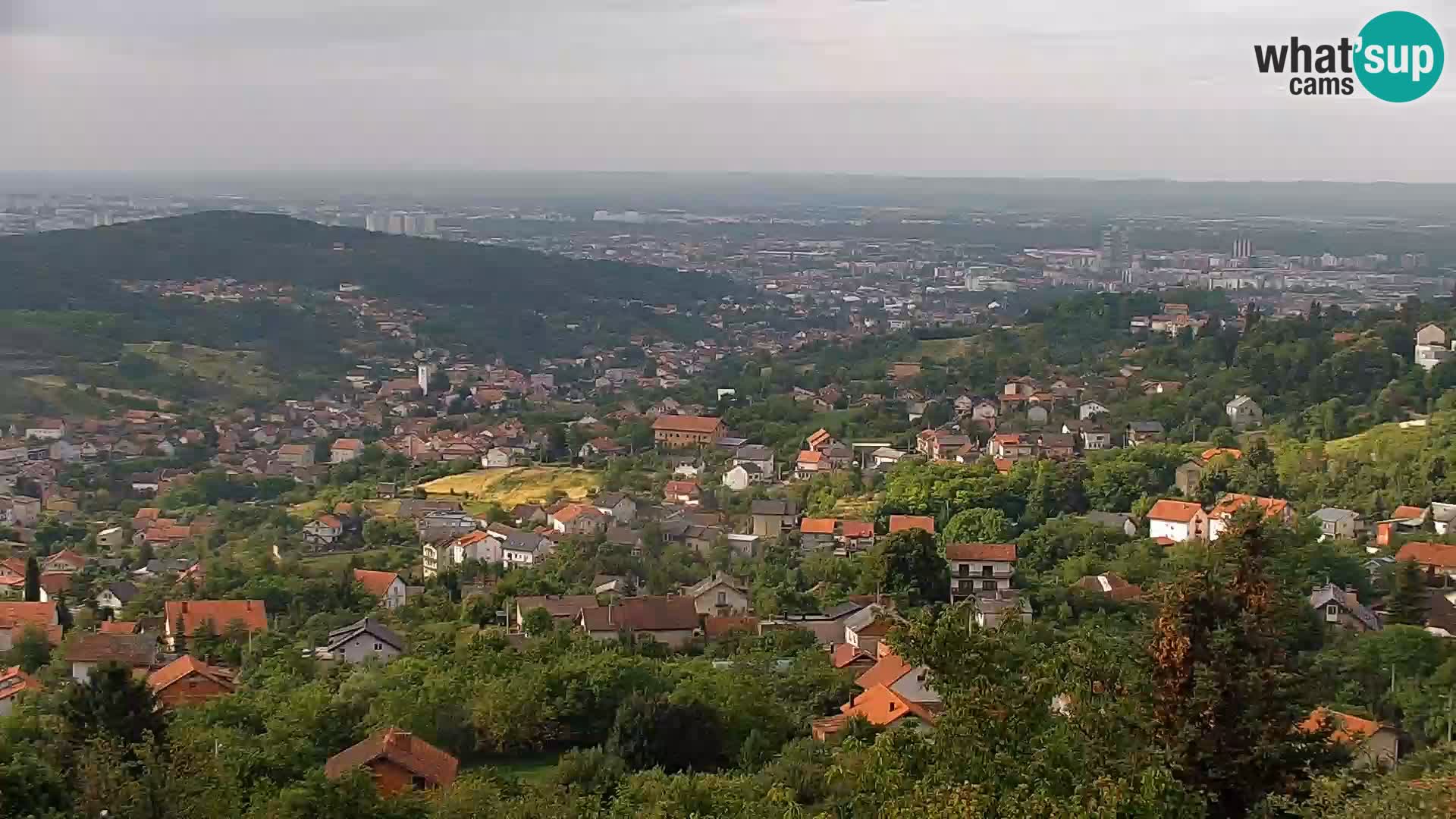 Panoramablick von Zagreb