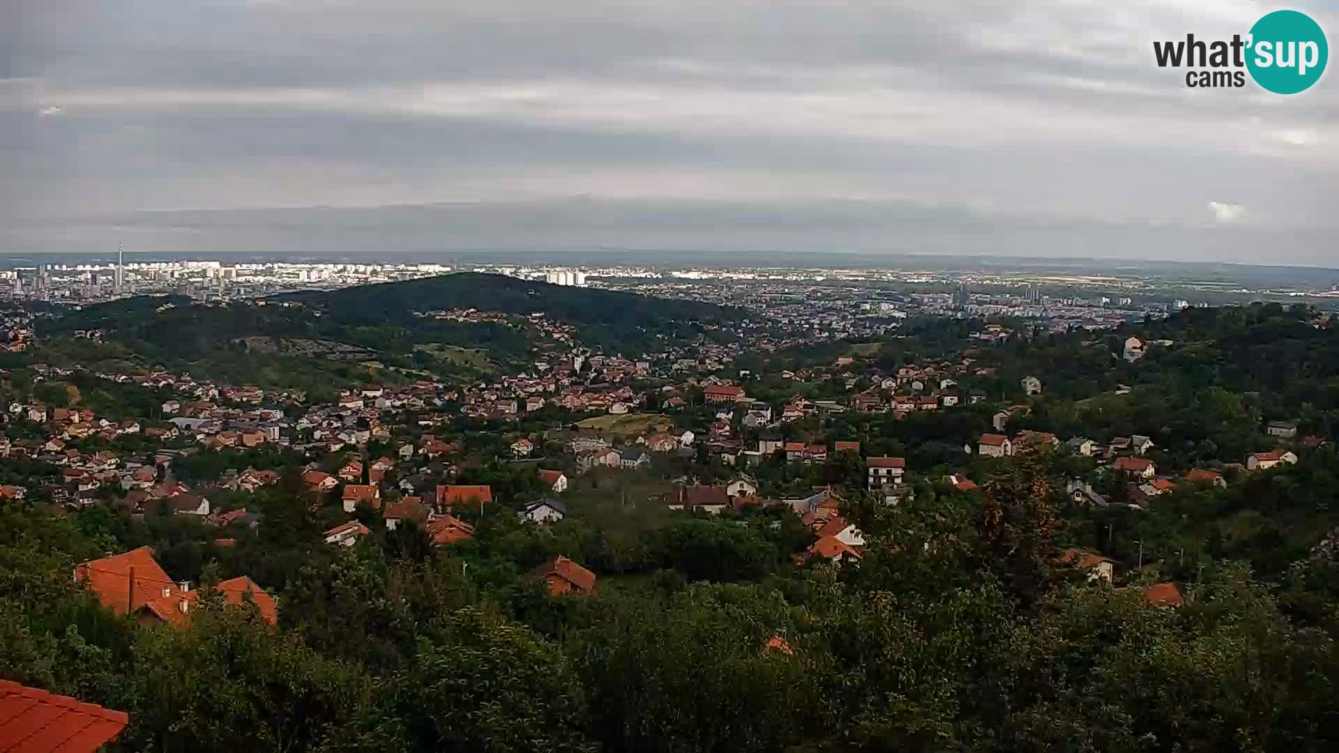 Panoramablick von Zagreb