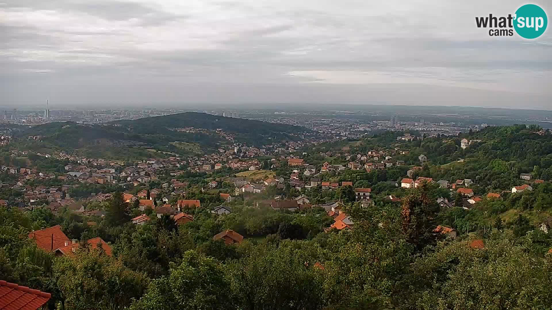 Vista panorámica de Zagreb