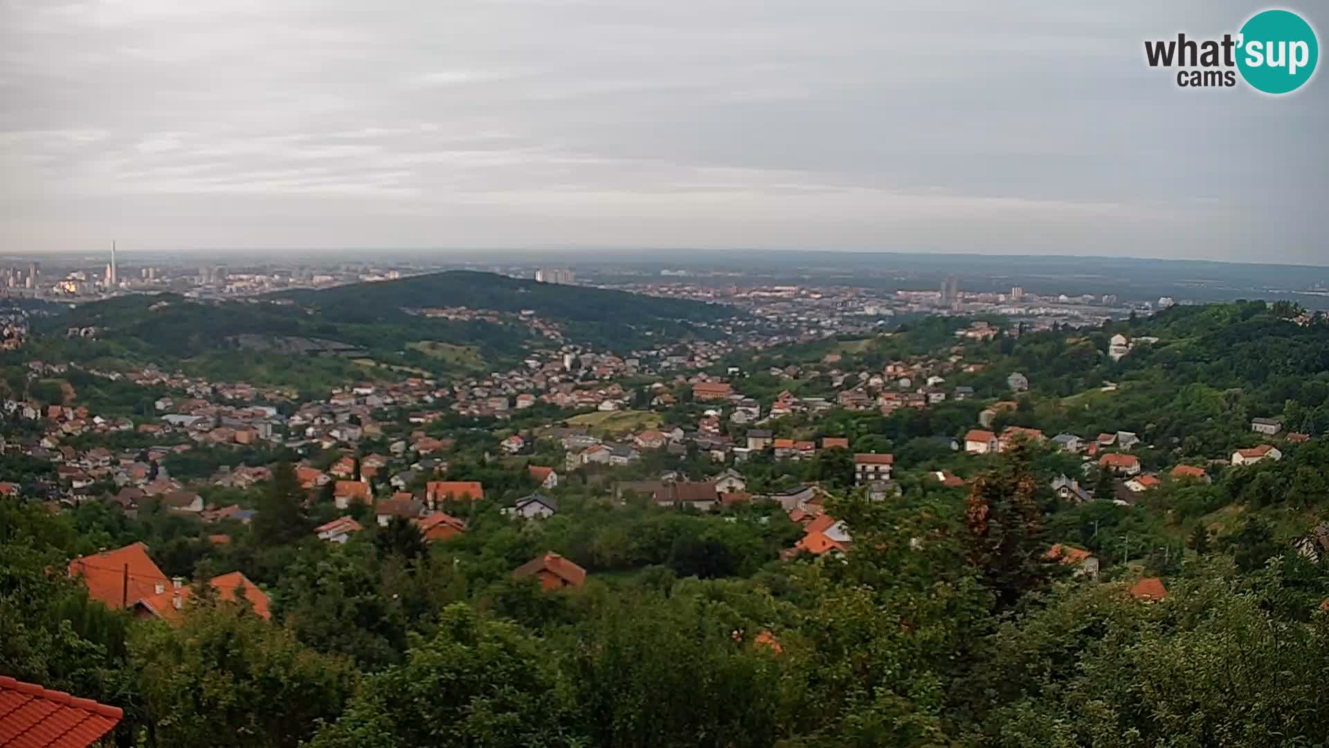 Panoramablick von Zagreb