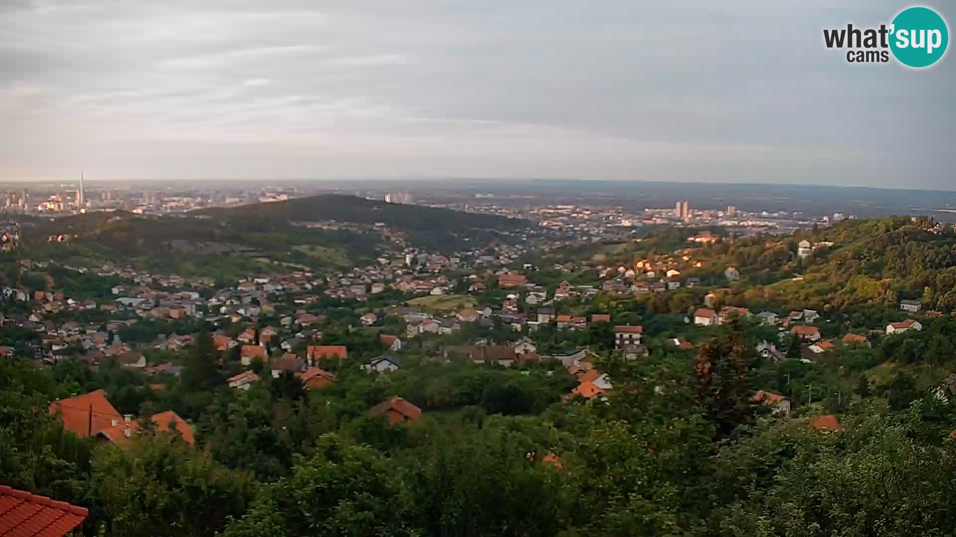 Vista panorámica de Zagreb
