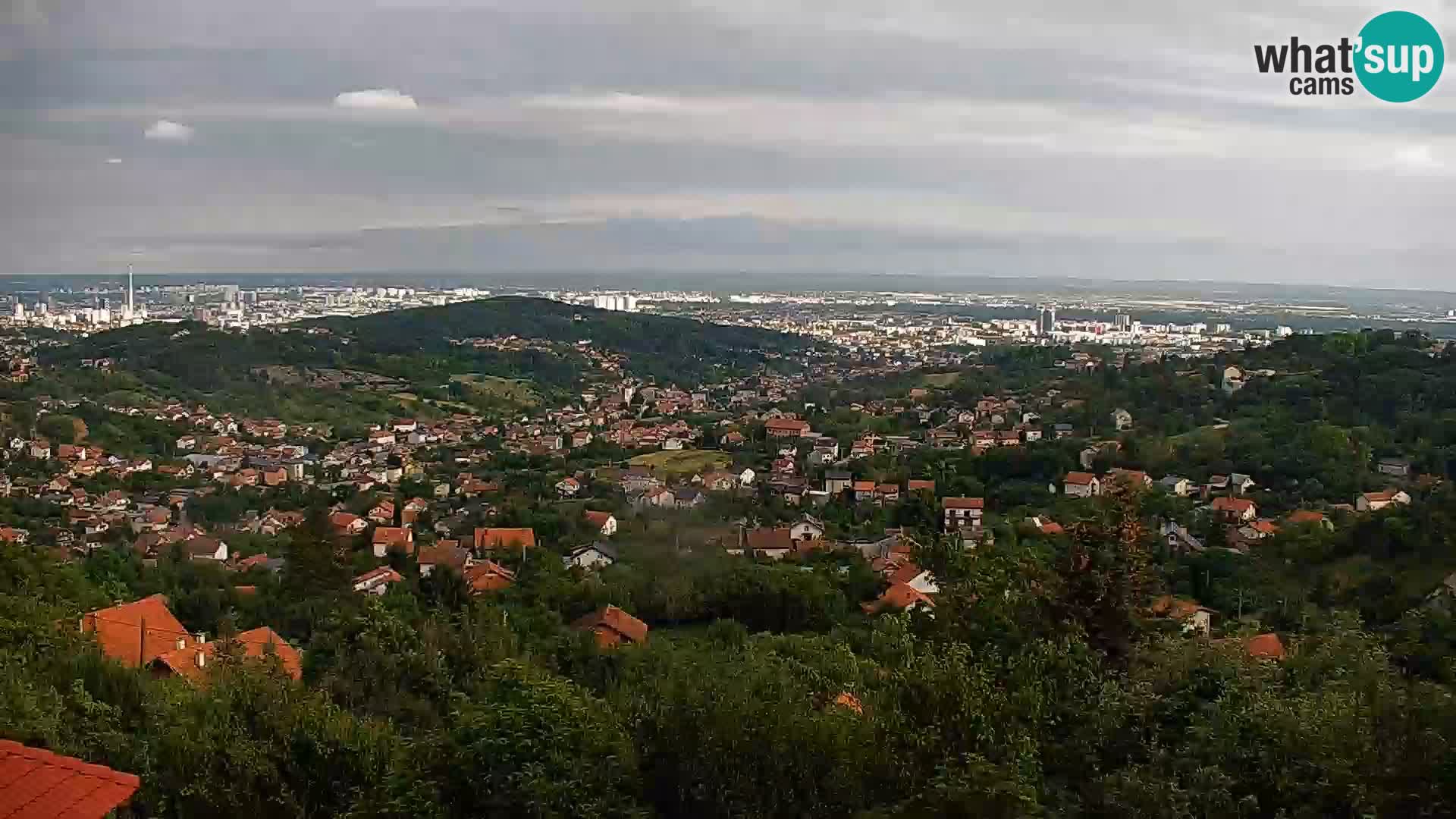 Vista panorámica de Zagreb