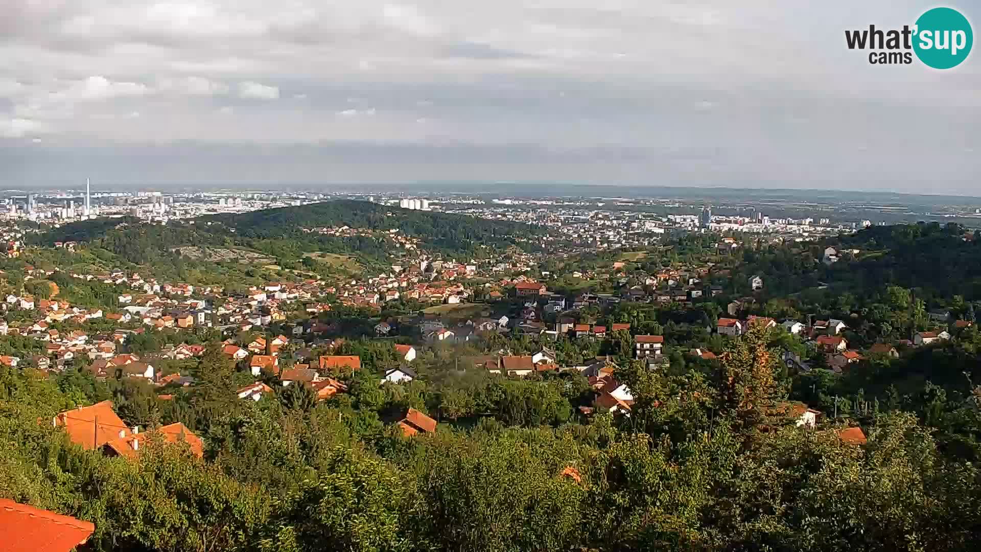 Panoramic view of Zagreb