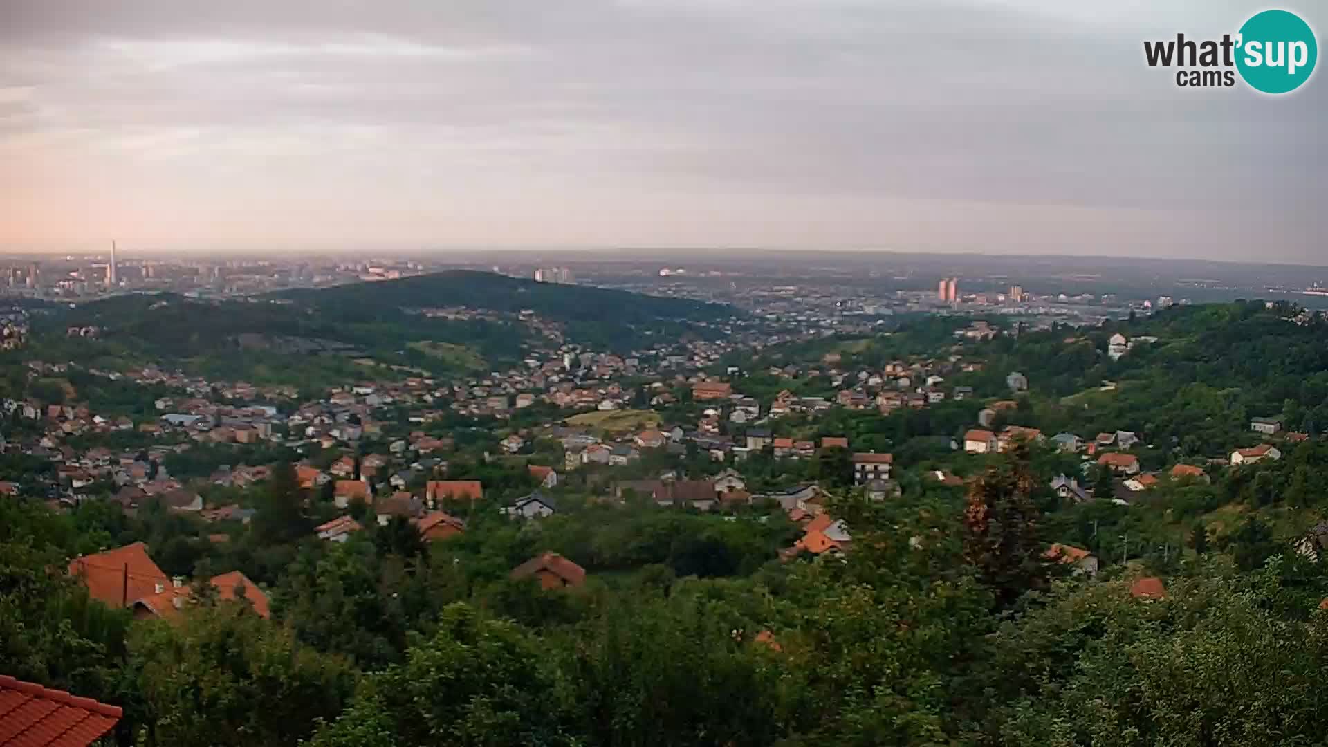 Panoramski pogled na Zagreb
