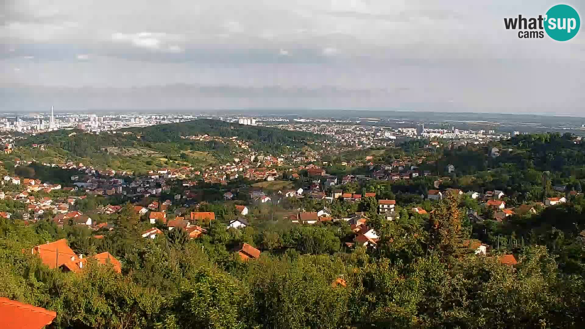 Panoramski pogled na Zagreb