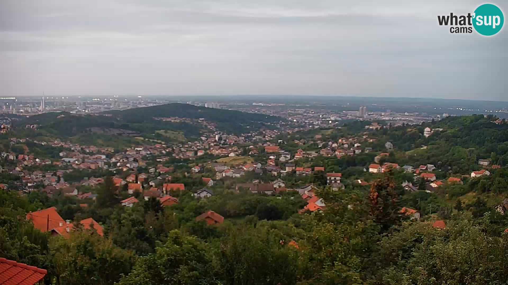 Panoramski pogled na Zagreb