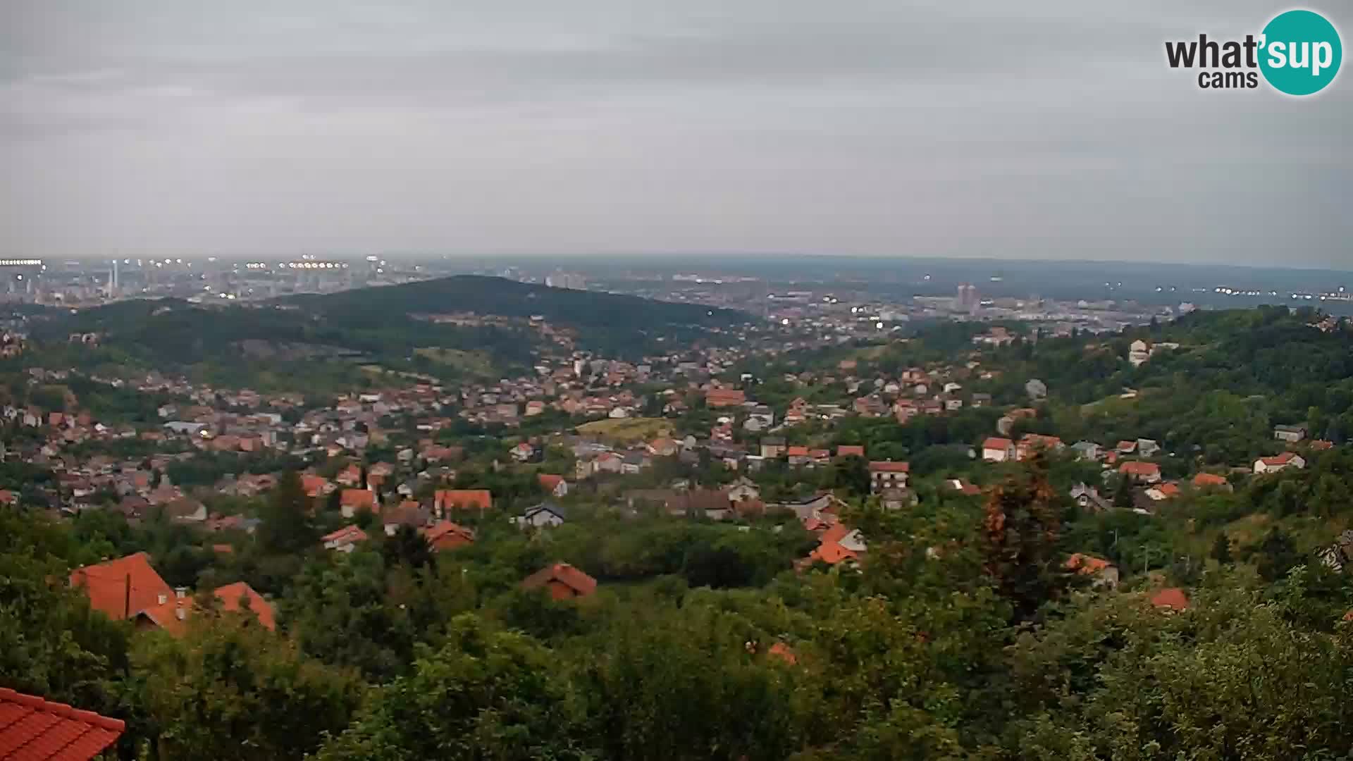 Vista panorámica de Zagreb