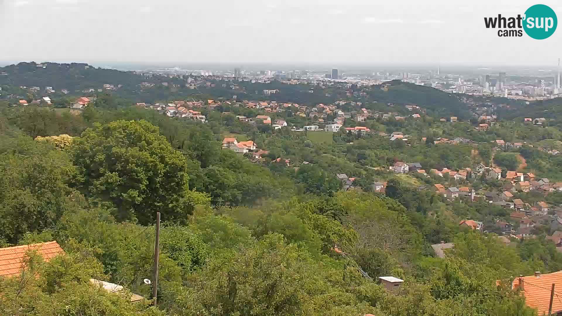 Panoramic view of Zagreb