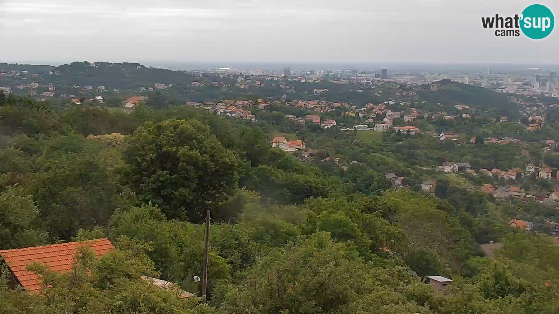 Panoramic view of Zagreb
