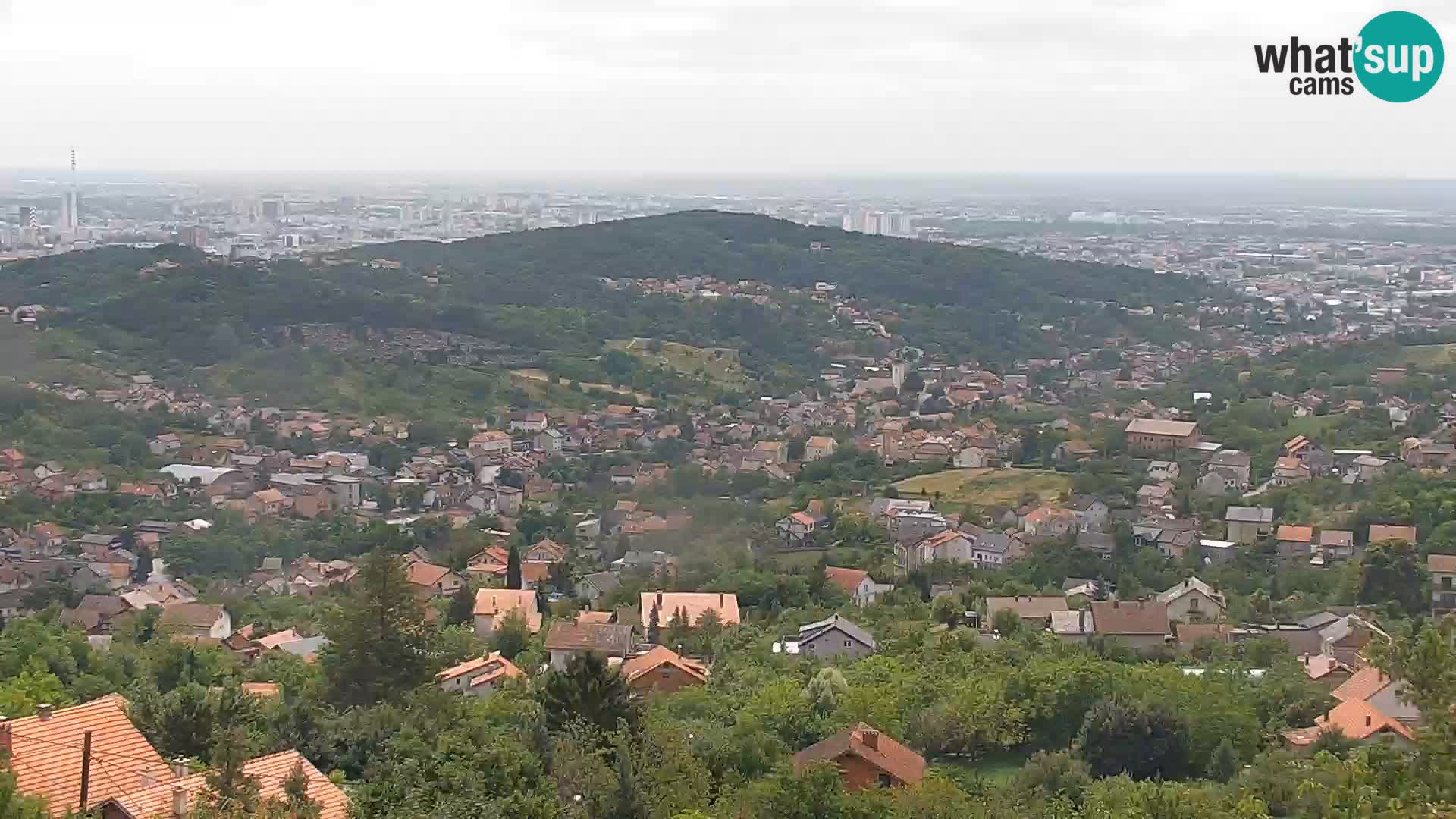 Vista panorámica de Zagreb