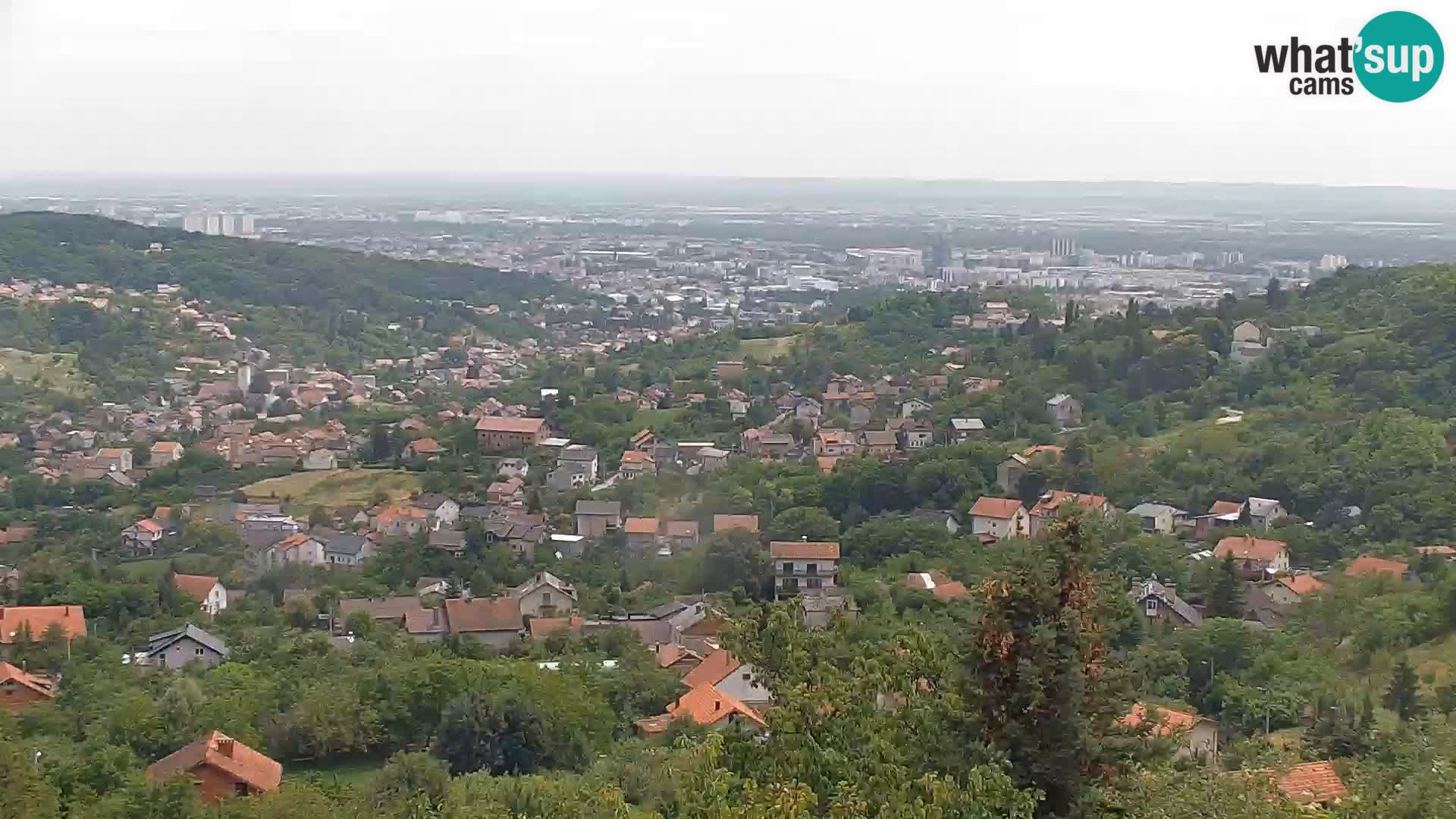Panoramablick von Zagreb