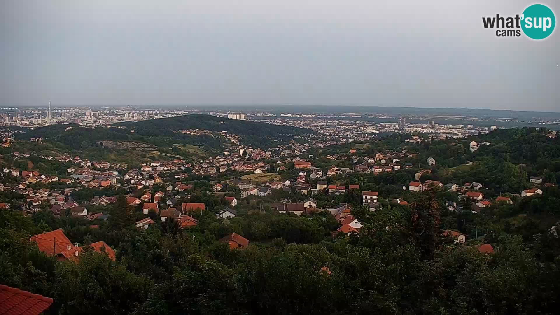 Panoramic view of Zagreb