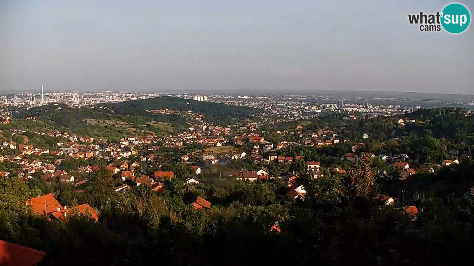 Panoramic view of Zagreb
