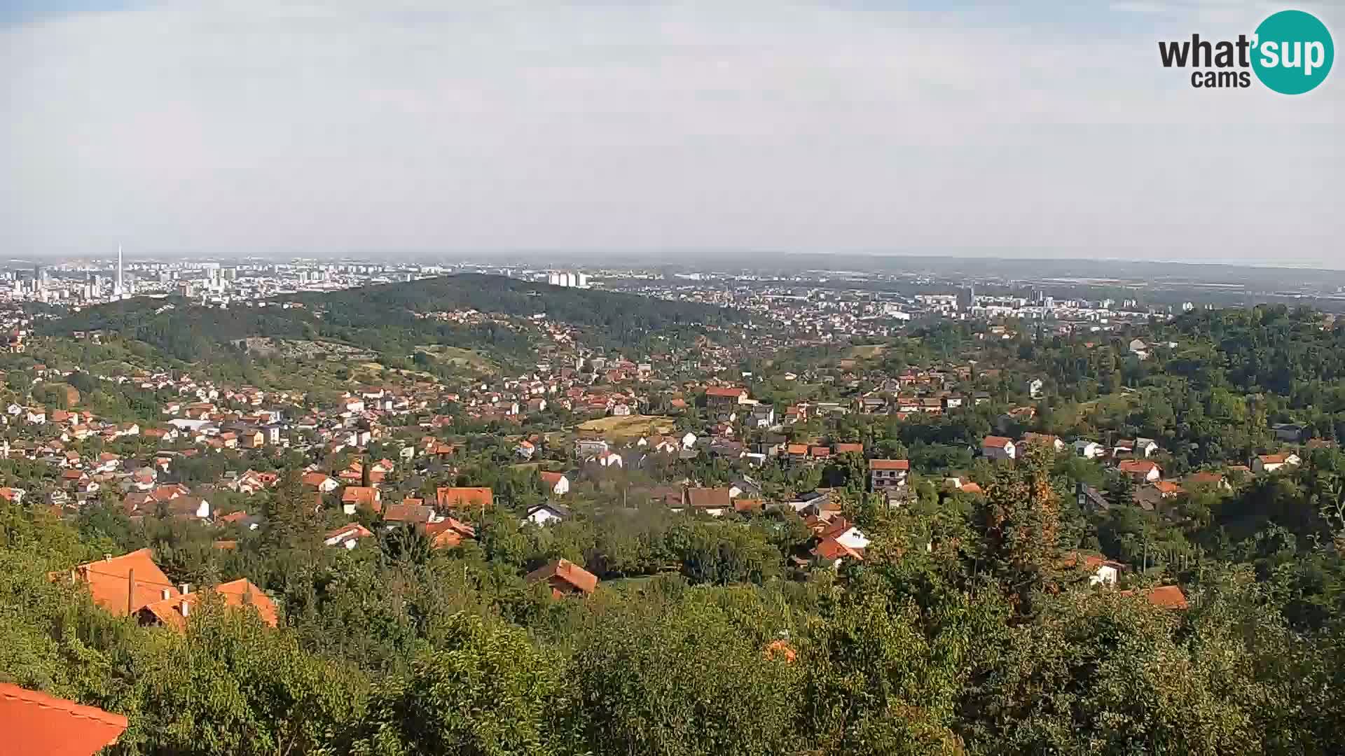 Panoramski pogled na Zagreb