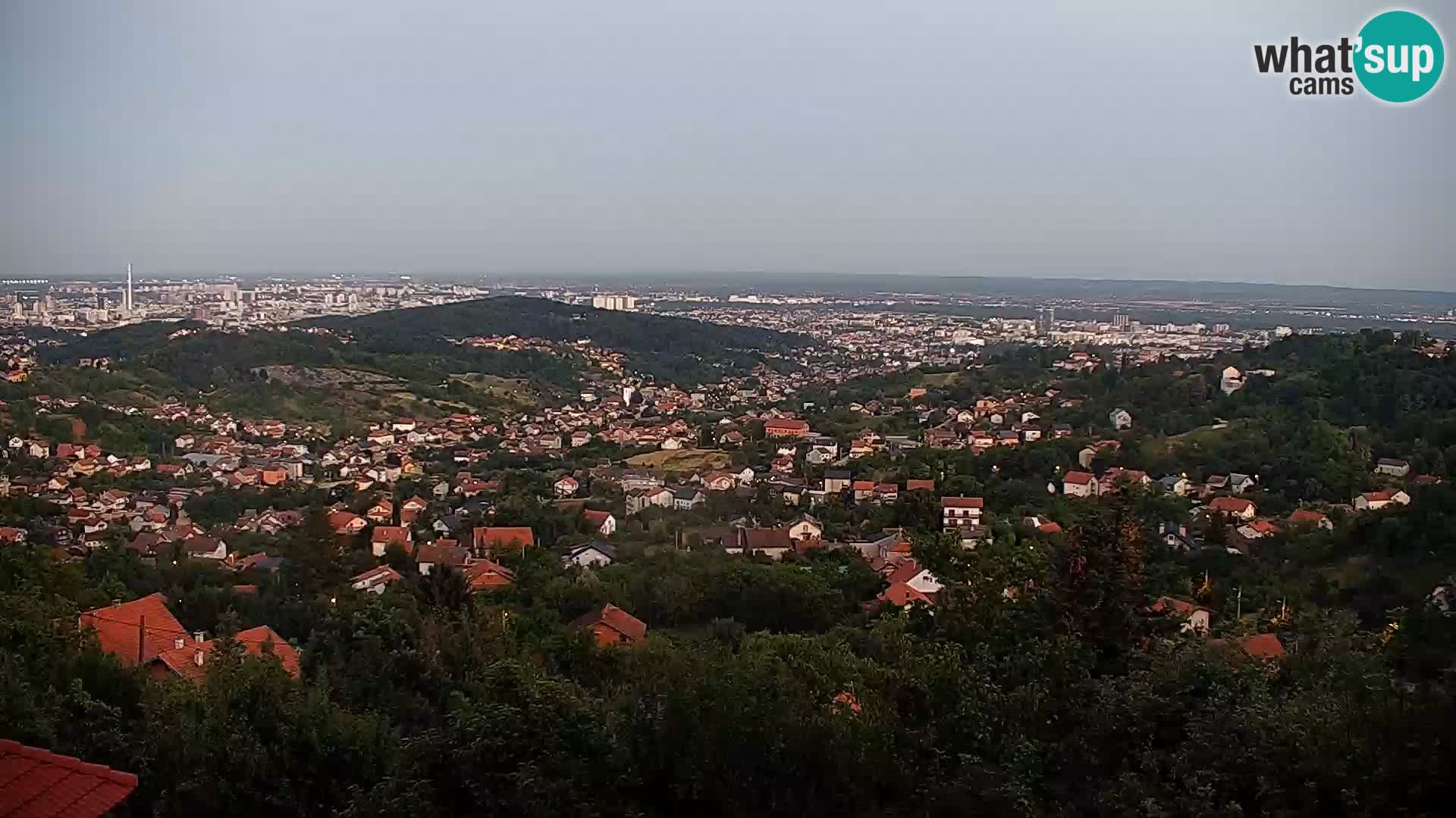 Panoramic view of Zagreb