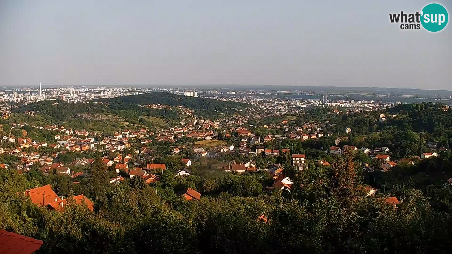 Panoramic view of Zagreb