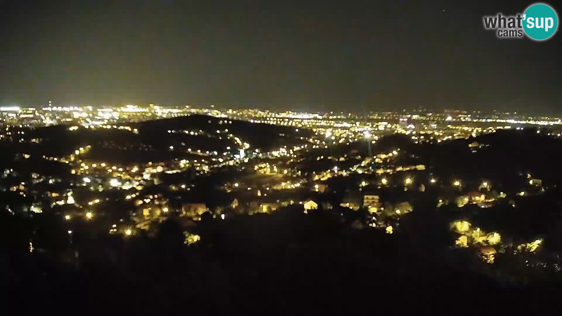 Vista panoramica di Zagabria