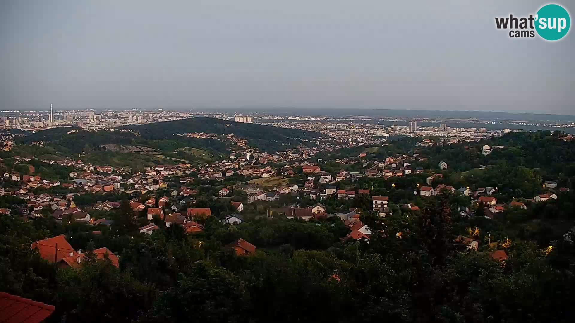 Panoramic view of Zagreb