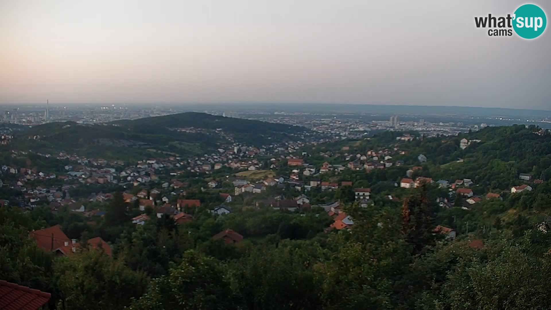 Panoramski pogled na Zagreb