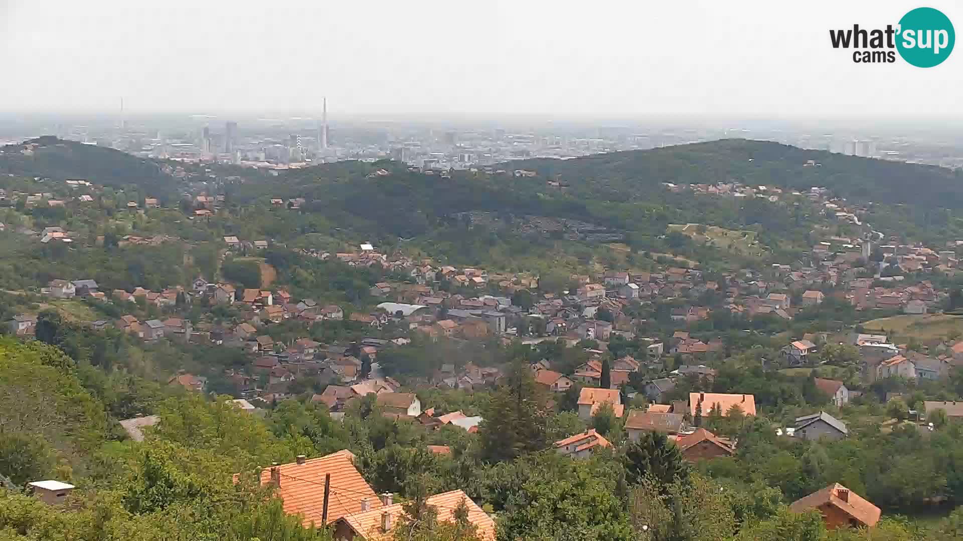 Panoramic view of Zagreb