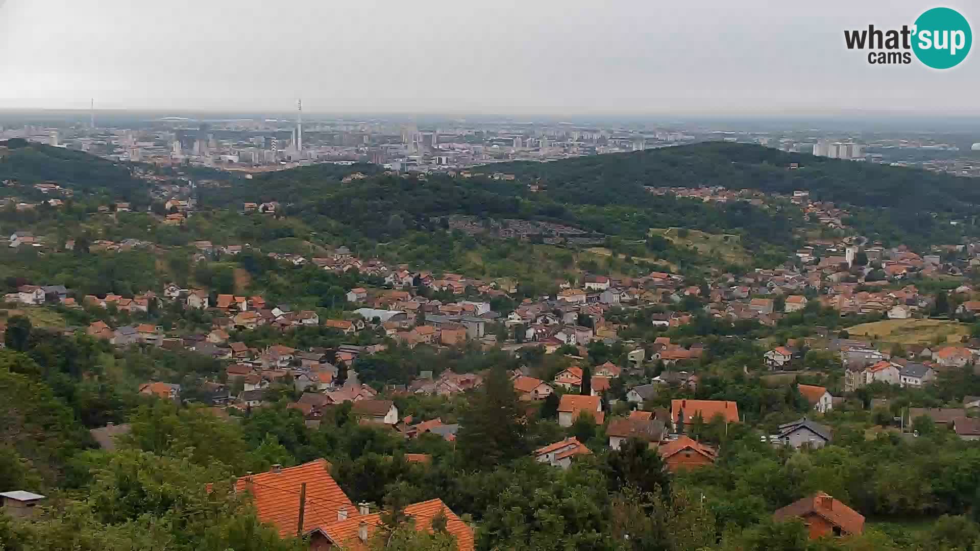 Panoramski pogled na Zagreb
