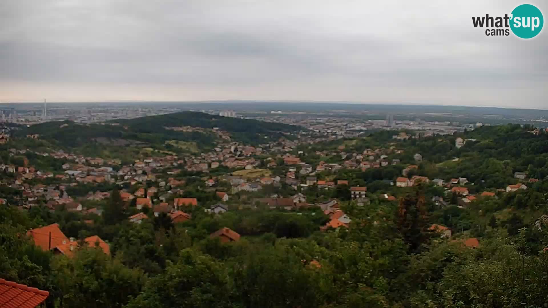 Panoramic view of Zagreb